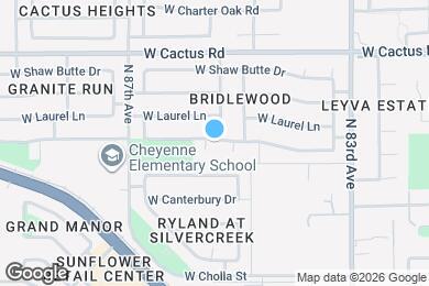 Map image of the property - 8543 W Cherry Hills Dr