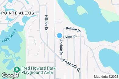 Map image of the property - 1035 Anclote Dr