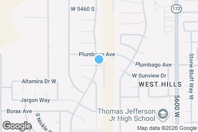 Map image of the property - 5665 S Copper City Dr
