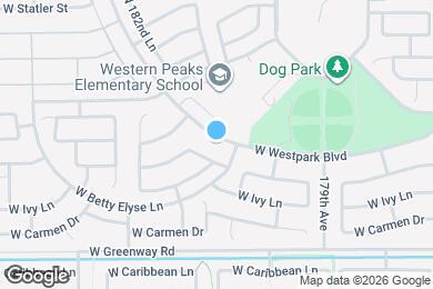 Map image of the property - 18089 W Westpark Blvd