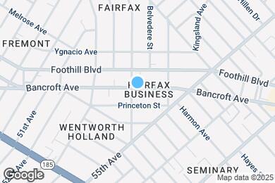 Map image of the property - 5407 Bancroft Ave