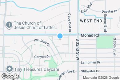 Map image of the property - 3285 Canyon Dr