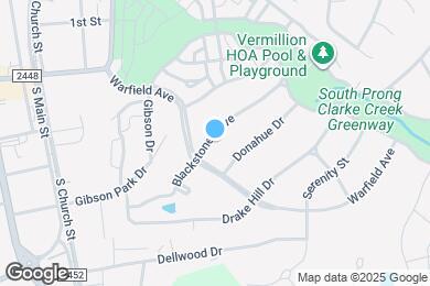 Map image of the property - 10318 Blackstone Drive