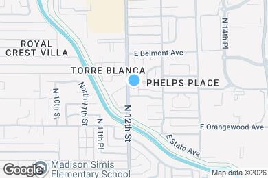 Map image of the property - 7519 N 12th St