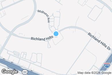 Map image of the property - 503 Richland Hills Dr