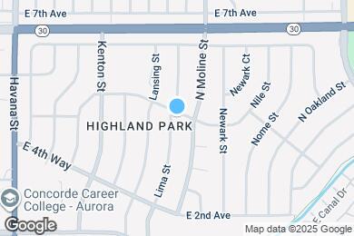 Map image of the property - 432 Lima St