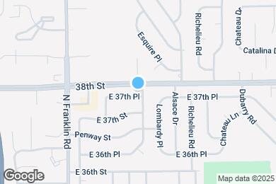 Map image of the property - 8222 E 37th Pl