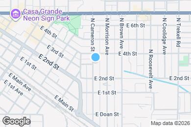 Map image of the property - 302 N Cameron St