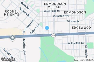 Map image of the property - 604 N Augusta Ave