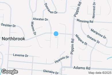 Map image of the property - 9687 Cedarhurst Dr