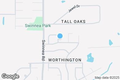 Map image of the property - 1122 Worthington Dr