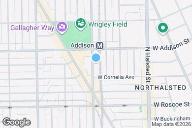 Map image of the property - 3527 N Sheffield Ave