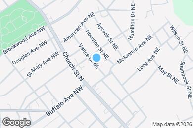 Map image of the property - 298 Vance Dr NE