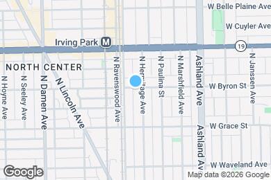 Map image of the property - 1741 W Byron St