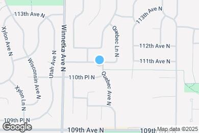 Map image of the property - 11051 Quebec Ave N