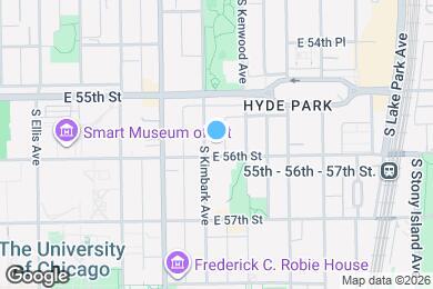 Map image of the property - 5551 S Kimbark Ave