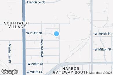 Map image of the property - 1514 W 204th St