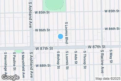 Map image of the property - 8635 S Bishop St