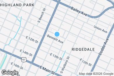 Map image of the property - 2203 Bennett Ave
