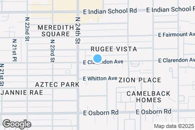 Map image of the property - 2437 E Clarendon Ave