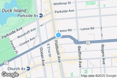 Map image of the property - 815 Flatbush Ave