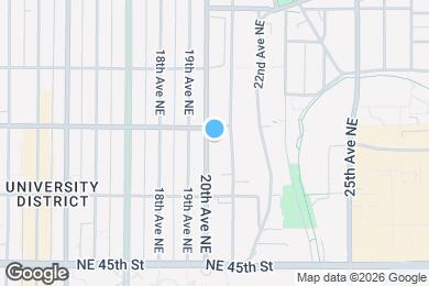 Map image of the property - Greta Apartments | Private Kitchen Studio near UW
