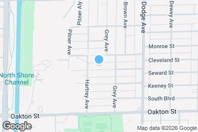 Map image of the property - 2113 Seward St