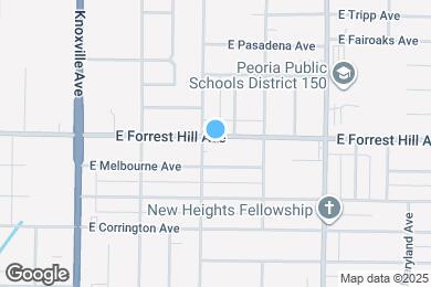 Map image of the property - 504 E Forrest Hill Ave