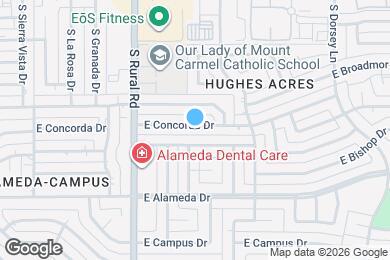 Map image of the property - 1015 E Concorda Dr