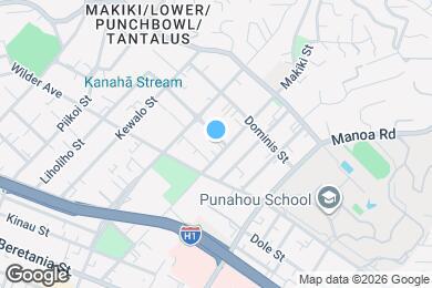Map image of the property - 1634 Makiki St