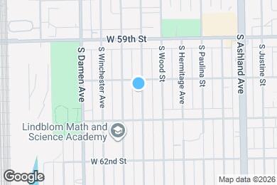 Map image of the property - 6012 S Honore St