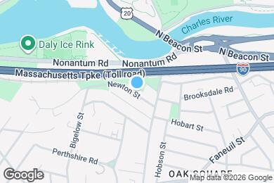 Map image of the property - 25 Newton St