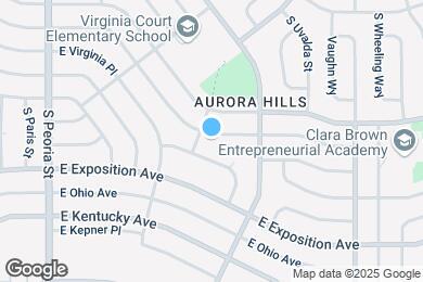 Map image of the property - 12648 E Alaska Ave