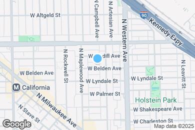 Map image of the property - 2516 W Belden Ave