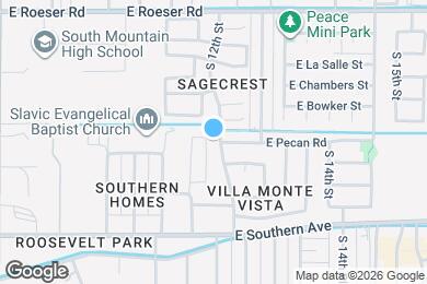 Map image of the property - 5605 S 11th Pl