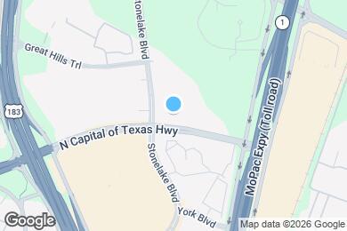 Map image of the property - 10010 N Capital of Texas Hwy