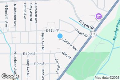 Map image of the property - 1170 Addison Ave