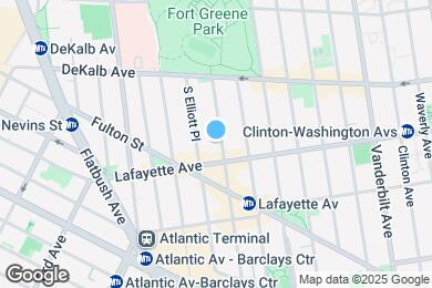 Map image of the property - 64 S Portland Ave