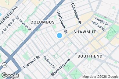 Map image of the property - 631 Tremont St