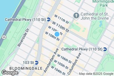 Map image of the property - 209 W 108th St