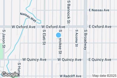 Map image of the property - 4181 S Cherokee St