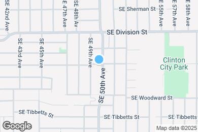 Map image of the property - 2707 SE 50th Ave