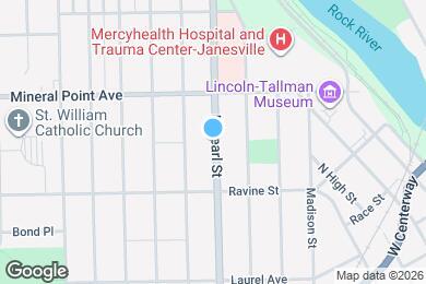 Map image of the property - 443 N Pearl St