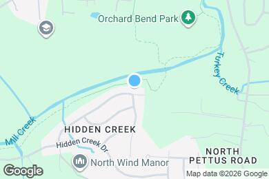 Map image of the property - 3521 Chandler Cove Way