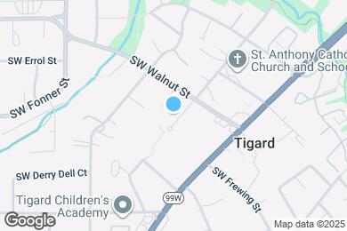 Map image of the property - 12835 SW Grant Ave