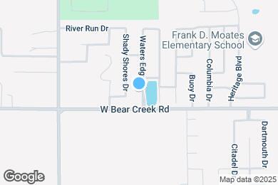 Map image of the property - 1611 Waters Edge Dr