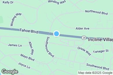 Map image of the property - 807 Tahoe Blvd