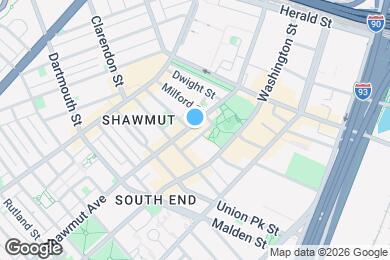 Map image of the property - 276 Shawmut Ave