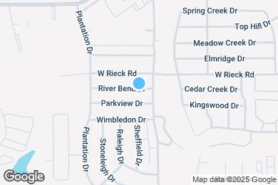 Map image of the property - 1208 River Bend Dr