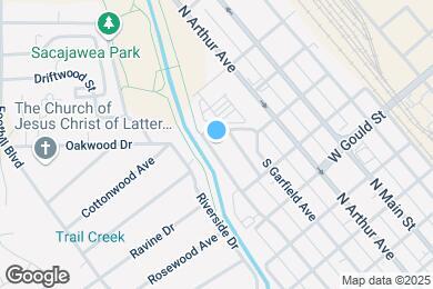 Map image of the property - 1706 N Hayes
